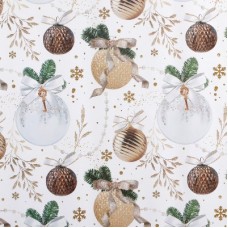 Бумага упаковочная глянцевая "Роскошь золота", 50*70 см